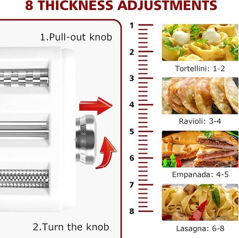 6 IN 1 Gourmet Pasta Attachment for KitchenAid Stand Mixer,for Kitchenaid Pasta Press, Extruder Pasta Maker Attachment Set with 6 Different Shapes Pasta Press Outlet Accessories by KOYOEY in Saudi Arabia