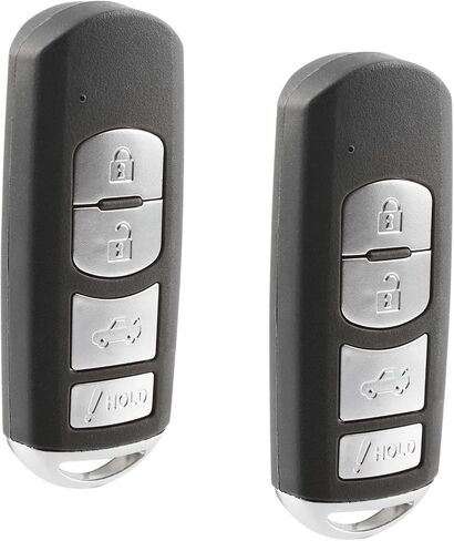 Replacement For 2014-2019 Mazda 6 3 Miata 4-Button Keyless Entry Remote Fob WAZSKE13D01 (Set of 2) in Saudi Arabia