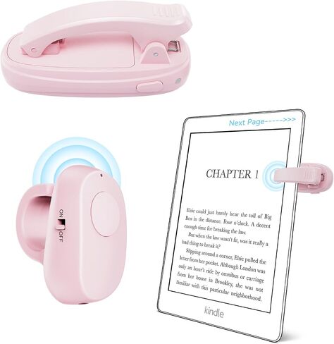 أداة تقليب الصفحات بحلقة الإصبع لجهاز Kindle Paperwhite، جهاز التحكم عن بعد لقارئات Kindle Paperwhite Kobo لأجهزة iPad اللوحية وقراءة الروايات وملحقات قراءة الكتب الإلكترونية لجهاز Kindle، أسود in Saudi Arabia