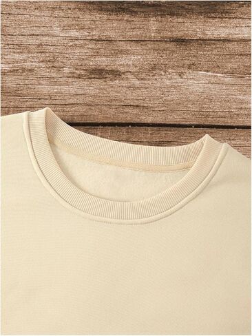Men's Letter Graphic Crewneck Sweatshirt Long Sleeve Vintage Pullover Tops Fall Clothes in Saudi Arabia