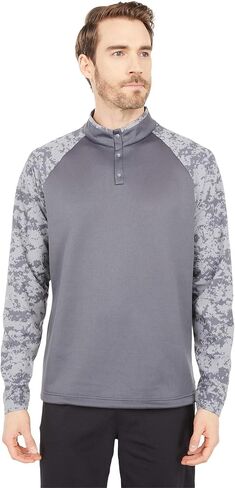 adidas Men's Camo Hybrid Recycled Polyester Golf Sweatshirt in Saudi Arabia