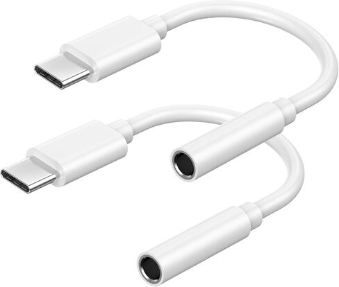 محول Lightning معتمد من Apple MFi إلى مقبس سماعة رأس 3.5 مم لهاتف iPhone، 2 حزمة iPhone 3.5 مم Aux محول كابل دونجل متوافق مع iPhone 14 13 12 11 Pro Max XS XR X 8 7 6 iPad in Saudi Arabia