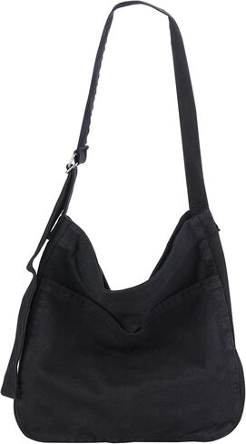 Tote Bag for Women Canvas Crossbody Shoulder Handbag with Multiple Pockets Casual Purse Messenger Bags Travel Work in Saudi Arabia