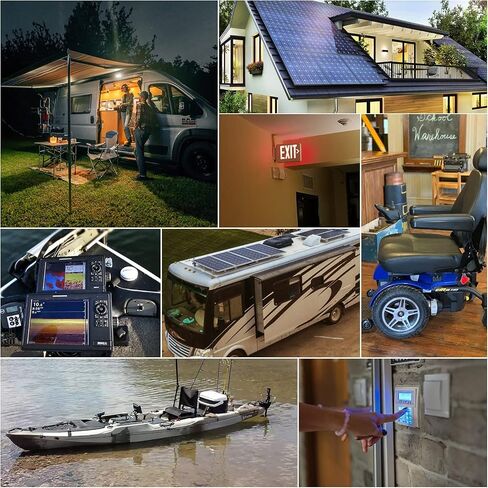 Weize 12V 100Ah LiFePO4 Lithium Battery, Built-in Smart BMS, Low Temperature Protection Group 31 Deep Cycle Battery for Trolling Motor, RV, Solar, Marine, Camping and Off Grid Applications in Saudi Arabia