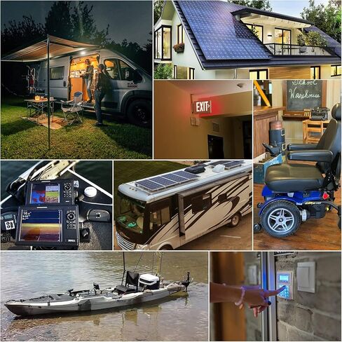 بطارية ليثيوم Weize 12V 100Ah LiFePO4، BMS ذكية مدمجة، مجموعة حماية من درجة الحرارة المنخفضة 31 بطارية دورة عميقة لمحرك التصيد، RV، الطاقة الشمسية، البحرية، التخييم وتطبيقات خارج الشبكة in Kuwait