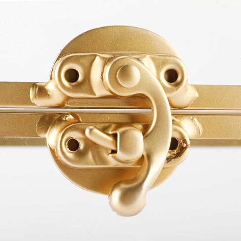 HighFree Glass Card Box, Large Clear Card Box for Wedding Receptions, Decorative Storage Box for Baby Shower, Birthday Party, Bridal Shower (With Slot, Gold) in Kuwait