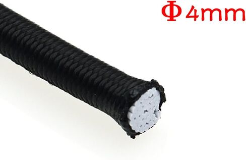 33 feet Strong Elastic Rope Cord Bungee Shock Cord Stretch String for Outdoor Camping Tents Kayak Boat Bag Luggage (33 feet, Diameter 5/32 inch (4mm)) in Saudi Arabia