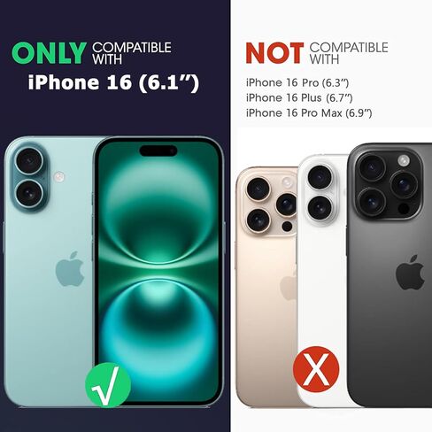 Battery Case for iPhone 16 Pro, 2024 Newest 10000mAh High Capacity Rechargeable Portable Extended Charger Case Wireless Charging Compatible with iPhone 16 Pro (6.3 inch) Charging Case &Carplay (Black) in Kuwait