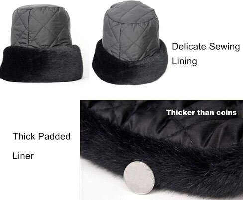 فو المنك الفراء القوزاق قبعة الشتاء الرجال الروسية Ushanka قبعة دافئة in Kuwait