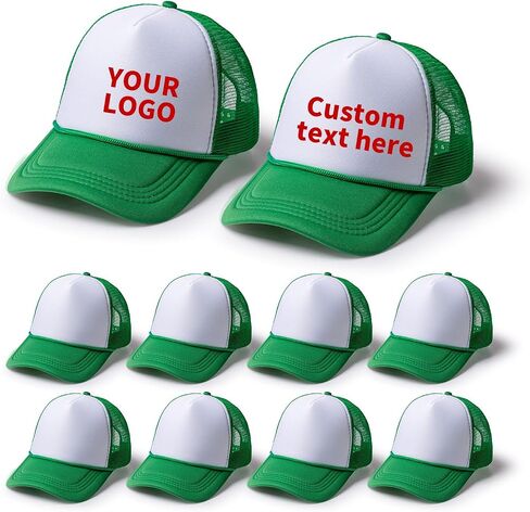10 Blank Trucker Hats with Decorative Ropes,Men and Women Baseball Cap Heat Transfer Graffiti Hats in Kuwait