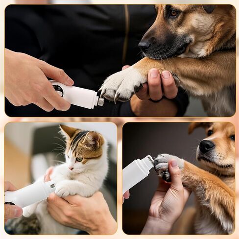 Palksky Upgraded 18 mm Widen Blade Dog Paw Trimmer with Light, 35 dB Low Noise, LED Display, Fully Waterproof, Rechargeable Clipper for Dogs Cats Trimming Paws, Eyes, Ears, Face, and Rump in Saudi Arabia