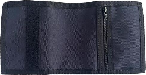 Sprocket Compact Nylon Trifold Wallet with Zippered Pocket (Navy) in Kuwait