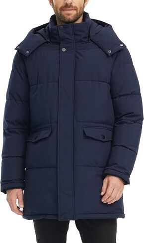 wantdo Men's Winter Coat Warm Parka Jacket Waterproof Puffer Jacket with Removable Hood (Regular and Big Size) in Kuwait