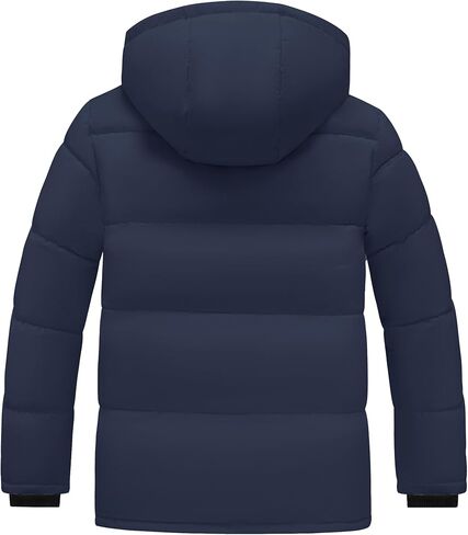wantdo Men's Winter Coat Warm Parka Jacket Waterproof Puffer Jacket with Removable Hood (Regular and Big Size) in Kuwait