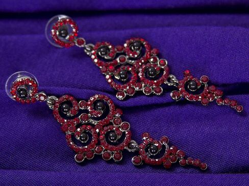 Vijiv Gatsby Earrings Art Deco Vintage 1920s Flapper Jewelry Accessories Party in Kuwait