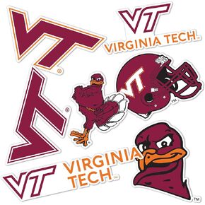 Desert Cactus Virginia Tech University Sticker Hokies VT Stickers Vinyl Decals Laptop Water Bottle Car Scrapbook T2 (Type 2)