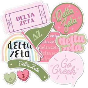 Desert Cactus Delta Zeta Sticker Decal Laptop Water Bottle Car (Cute Sheet)