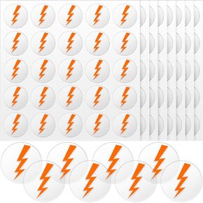 200 Pcs Helmet Stickers Baseball Softball Helmet Award Baseball Stickers Lightning Bolt 1.1 Inch Vinyl Helmet Decals Self Adhesive Stickers for Softball Lacrosse Helmet Wall (Black Print Gold)
