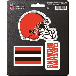 FANMATS NFL Unisex-Adult NFL 3 Piece Decal Set
