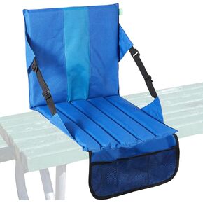 وسادة مقعد استاد كبيرة محمولة من فرس النهر، مقعد استاد للمدرجات، مقعد مبطن خفيف الوزن للمناسبات الرياضية والحفلات الخارجية، مقاعد استاد مطوية مع جيب شبكي - أحمر in Kuwait