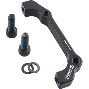 20mm Disc Brake Caliper Mount Adapter is to PM for Front 180mm Rear 160mm (1 x Bicycle Disc Brake Adapter + 2 x Screws + 2 x Spacers)