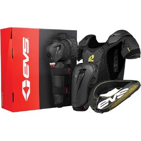EVS Sports Slam Combo Plus: Option Knee, Option Elbow, R2, Bantam, Black