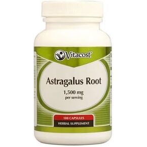 Vitacost Astragalus Root -- 1500 mg per serving- 100 Capsules