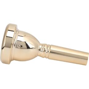 Tenor Large Shank Mouth Piece,Trombone Mouthpiece,Metal 12.7mm 5G Wind Instrument Accessory Replacement (Gold)
