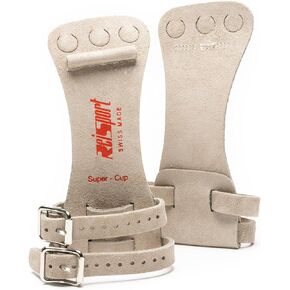 Reisport High Bar Gymnastics Grips for Men - Durable Leather Straps for Secure Grip - Hand Grips for Gymnastics Bars Men & Boys - Gymnastics Equipment & Accessories for Advanced Gymnasts, Made in USA