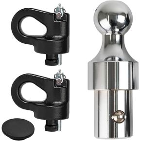 Boeeda Puck System Gooseneck Kit متوافق مع Ford F250 F350 F450 Super Duty(2013-2021) GMC Sierra شيفروليه سيلفرادو 2500HD/3500HD(2016-2020) Nissan Titan XD(2016-2023) استبدال RT60639