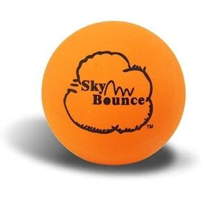 Sky Bounce Color Rubber Handballs for Recreational Handball, Stickball, Racquetball, Catch, Fetch, and Many More Games, 2 1/4-Inch, Orange, 12 Count