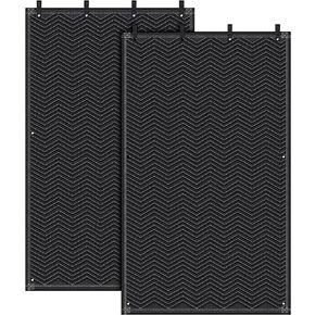 2 Pcs Sound Dampening Blanket Soundproof Blanket Grommeted Sound Dampening Blanket Studio Sound Absorption Sheet Light Blocker, Insulated Blanket, General Indoor or Outdoor Use (48 x 78 Inches)