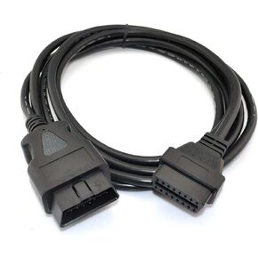 ikkegol 9.8ft 3m obd 2 obd ii 16 دبوس سيارة ذكر إلى أنثى تمديد كابل التشخيص موسع