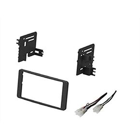 ASC Audio Car Stereo Dash Install Kit and Wire Harness for Installing an Aftermarket Double Din Radio for Select 2003-2006 Toyota Tundra, 2003-2007 Toyota Sequoia - No Factory Premium Amp in Kuwait