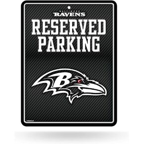 Rico Industries NFL لكرة القدم من ألياف الكربون مقاس 8.5 × 11 بوصة من ألياف الكربون المعدنية لوقوف السيارات - رائعة لكهف الرجال، وغرفة النوم، والمكتب، وديكور المنزل