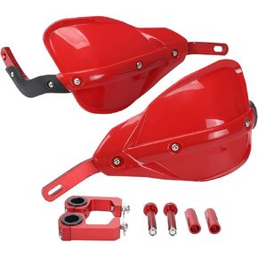 QXOPRM Hand Guards Dirt Bike Handguards Upgrade Universal 7/8" and 1 1/8" Motorcycle Hand Guard for ATV Quad CR CRF YZF KXF RMZ BSE Motorcross Bark Buster Pit Bike Racing