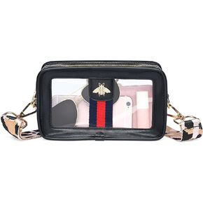 Clear Purses for Women Stadium Approved Crossbody Clear Bag Purse for Stadium Events Concert