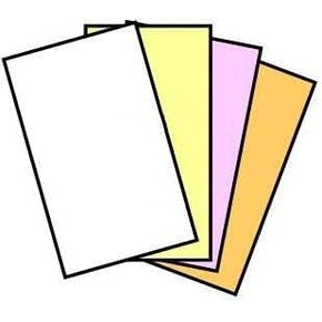 1250 Sets, 8-1/2" X 14" Pre Collated, Carbonless Paper, 4 Part Reverse, (White, Canary, Pink, Gold),ncr 5917 Category: Copy and Multi Purpose Paper