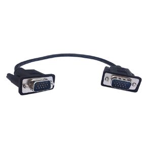 CERRXIAN 1ft VGA SVGA 15 Pin HD15 Male to Male Adapter Video Monitor Cable for PC Laptop TV Porjector(mm)