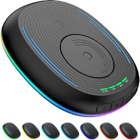 Mouse Jiggler Undetectable Mouse Mover Device with Timer, ON/Off Switch, Breathing Light Mouse Wiggler for Prevent Computer Laptop Screen Sleep (Blue)