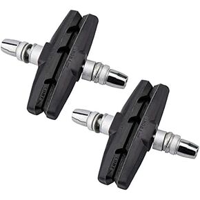 WIROJ 2 Pairs (4 Pieces) MTB Bike Cycle Bicycle Rubber V-Brake Pads No-Noise No-Skid, 70mm