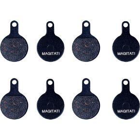 4 Pairs Semi-Metallic Bicycle Bike Disc Brake Pads for Tektro Novela IOX, Smooth Braking, Low Noise, Long Life