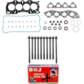 DNJ HGB215 Cylinder Head Gasket set with Head Bolt Kit For 1997-2001 Honda CR-V 2.0L 1972cc L4 DOHC