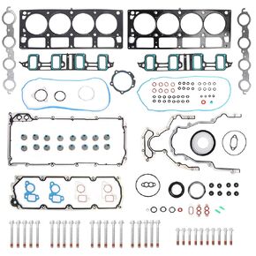 MLS Head Gasket Set with Bolts, for Chevy Express/Silverado/Suburban/Tahoe, for GMC Savana/Sierra/Yukon XL, for Cadillac Escalade, for Hummer H2, 07-11, 6.0/6.2L V8, OE#HS26192PT-5, ES72220, ES72390