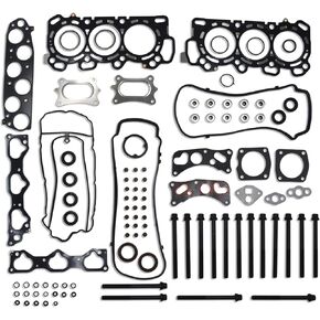 HGB268 Head Gasket Set with Head Bolt Kit Compatible with 2008-2017 Fits for Honda Accord 3.5L 3471cc V6 SOHC J35Y1 J35A7