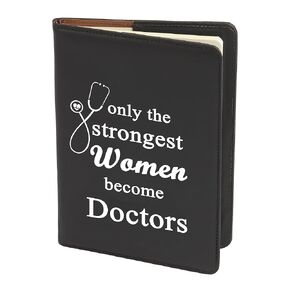 Gzrlyf Doctor Notebook only the Strongest Women Become Doctors Leather Journal Future Doctor Gifts for Women New Doctor Gift (strongest women)