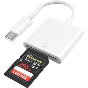 [Apple MFi Certified] 5-in-1 iPhone Memory Card Reader, USB OTG Adapter & SD/TF Card Camera Viewer for iPhone/iPad/PC/Android/Camera/USB C & A Devices, Supports SD/Micro SD/SDHC/SDXC/MMC Plug and Play