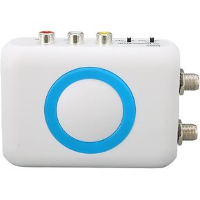 RF Modulator RCA Coaxial Adapter, HD AV Output Video Audio Modulator, Professional HD VHF Demodulator Converter for CATV System in Saudi Arabia