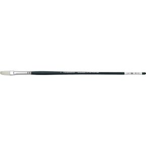 Grumbacher Gainsborough Flat Oil and Acrylic Brush, Hog Bristle, Size 1 (1271F.1)