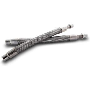 Pacific Dualies 18100 Max EZ Air 7-Inch Braided Stainless Steel Valve Stem Extension Kit for 16-19.5-Inch Dually Rear Inner Wheel